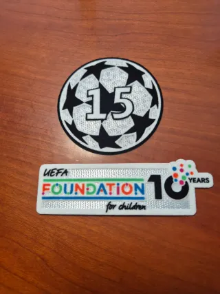 Parches champions league para Real Madrid