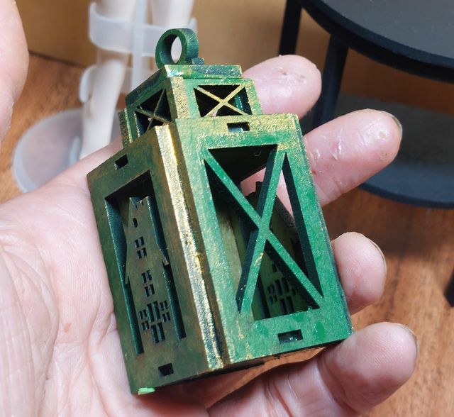 Farol Navidad 1:6 Artesanal