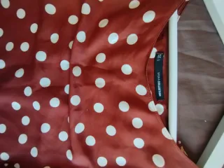 Blusa Sfera Lunares Manga Media Talla L