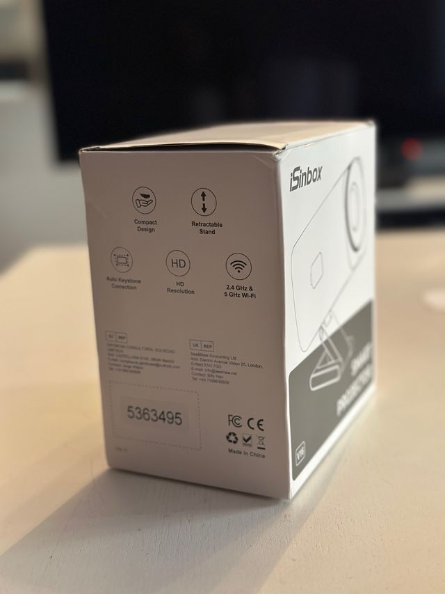 Proyector Portátil iSinbox Nuevo  Netflix...