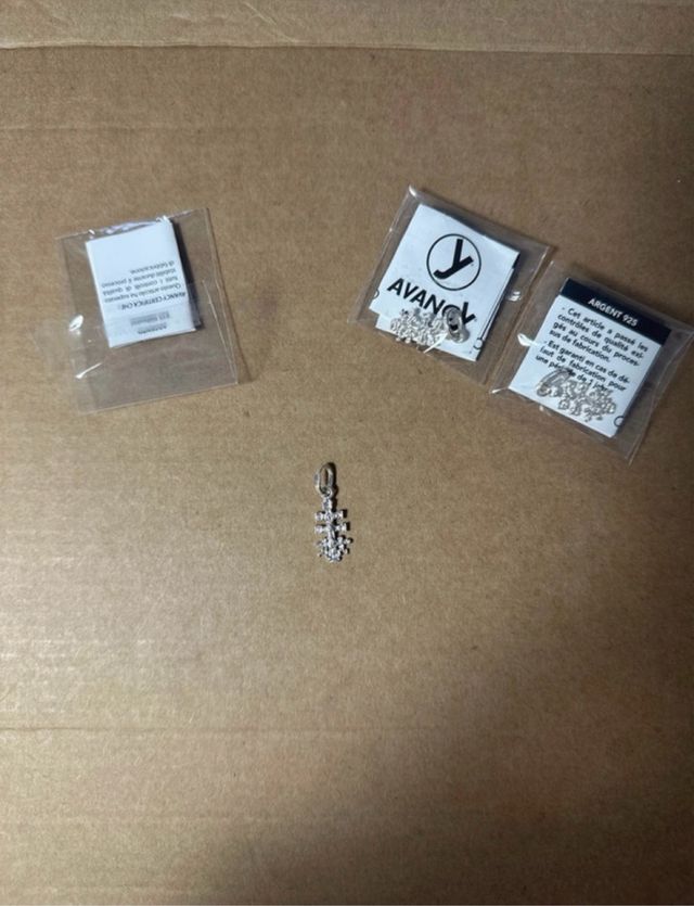 Colgante Cruz Caravaca AVANCY Plata 925