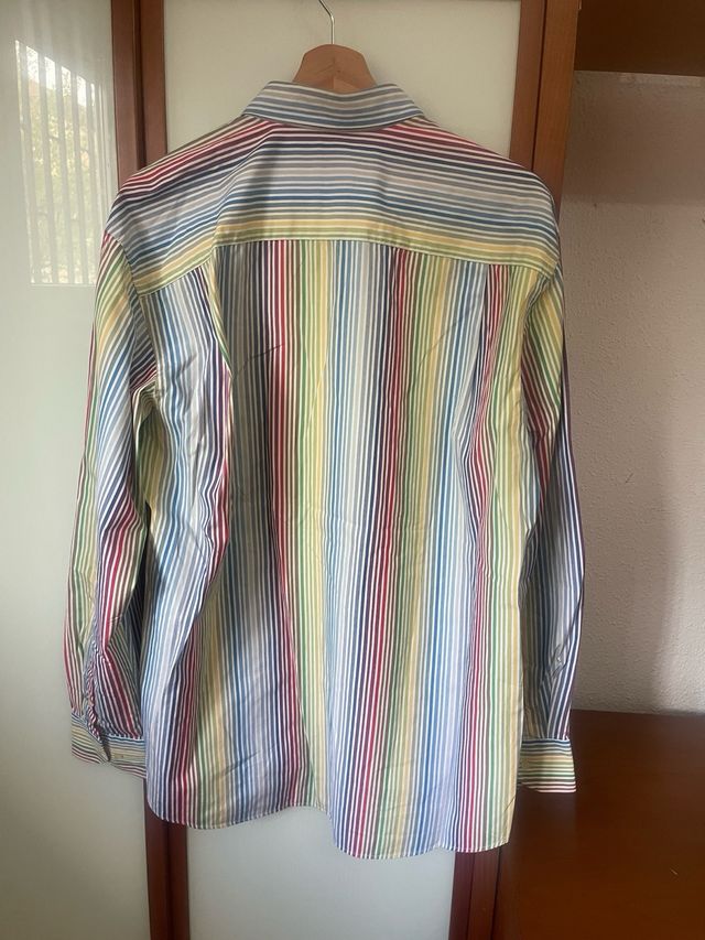 Camisa Lacoste Multicolor Rayas