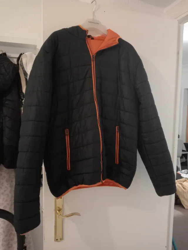 Abrigo ISSA LINE Talla L Naranja