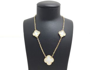 E569262-5 Cadena Oro 18K Con Nacar 20Cm