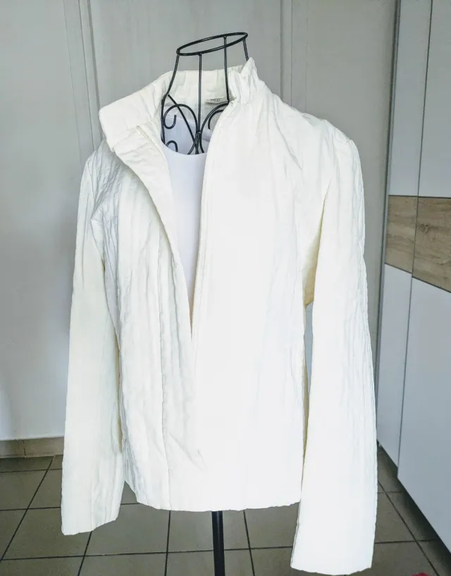 Club Voltaire Giubbotto Trapuntato Bianco panna,M