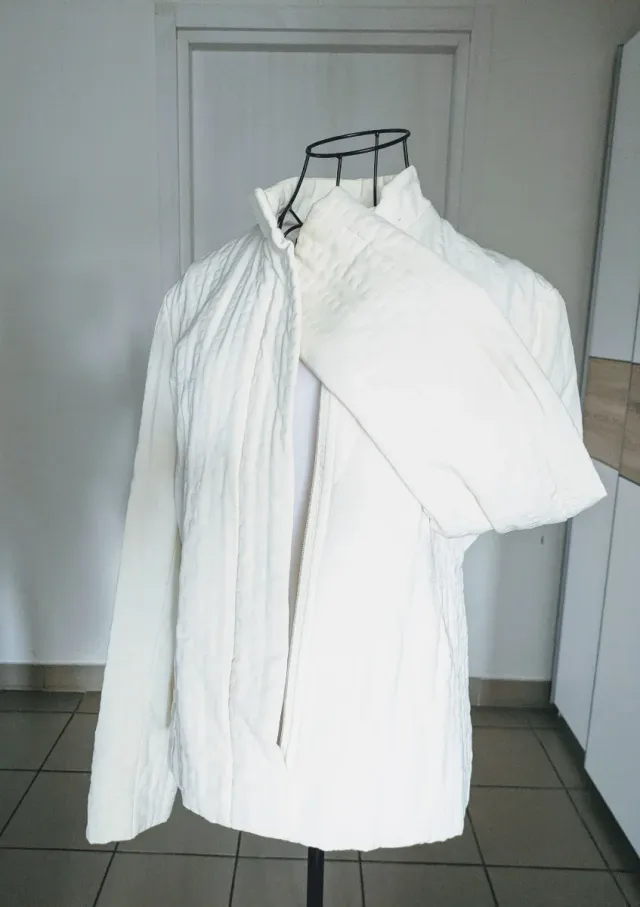 Club Voltaire Giubbotto Trapuntato Bianco panna,M