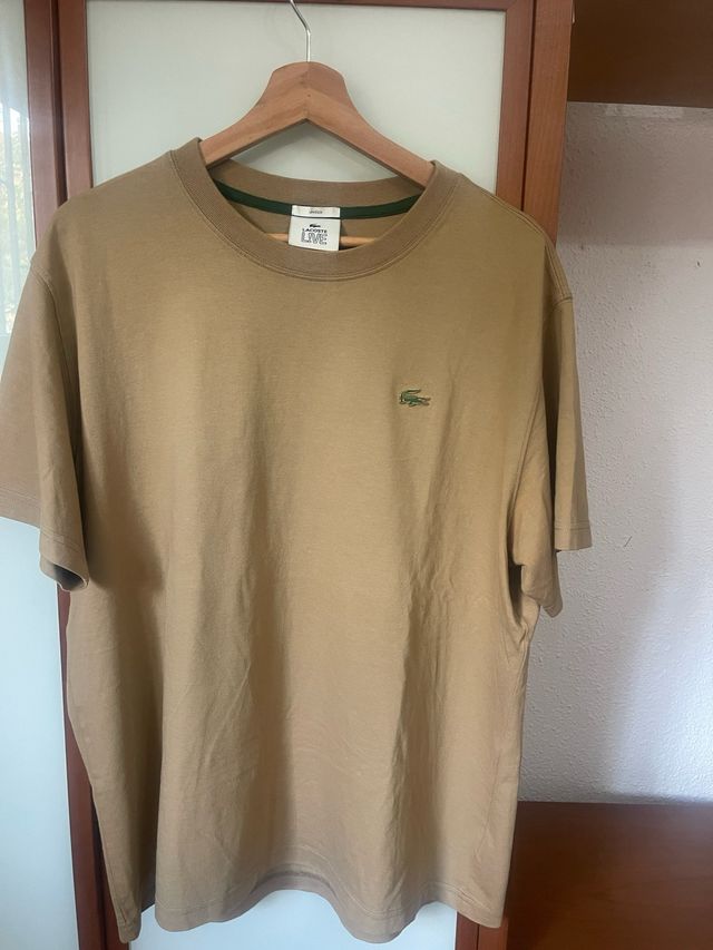 Camiseta Lacoste Live Marrón