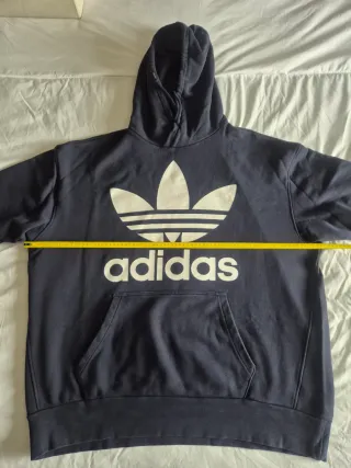 Sudadera Adidas Oversize Azul Talla XXXL
