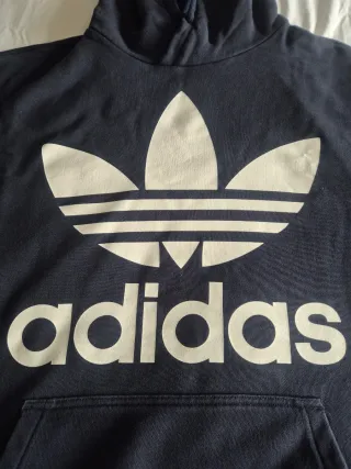 Sudadera Adidas Oversize Azul Talla XXXL