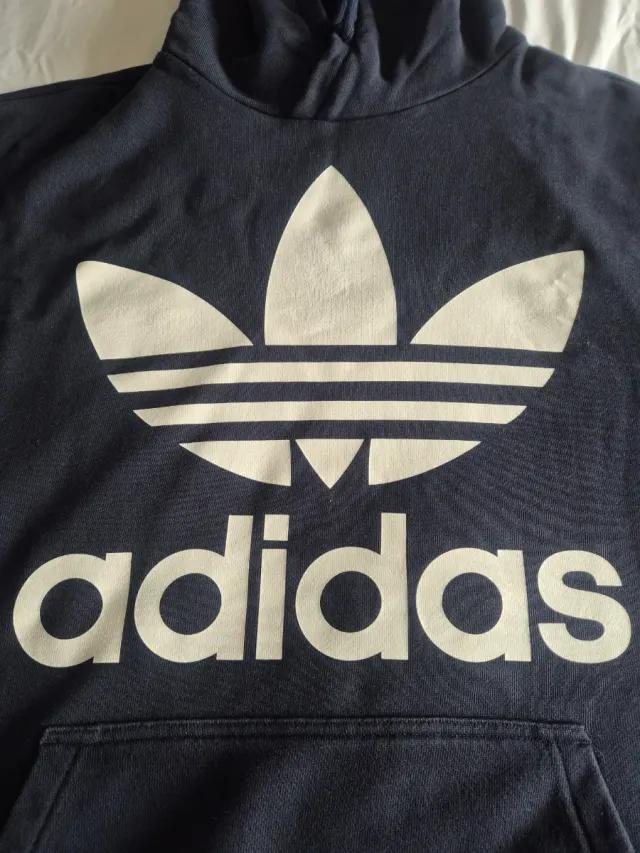 Sudadera Adidas Oversize Azul Talla XXXL