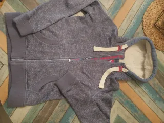 Sudadera Superdry Mujer Talla M Azul/Gris