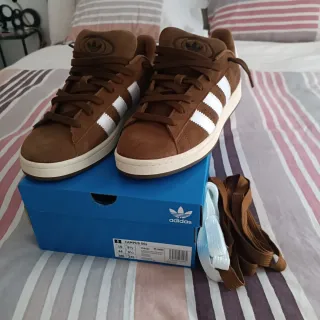 Zapatillas Adidas Campus Marrones Talla 44