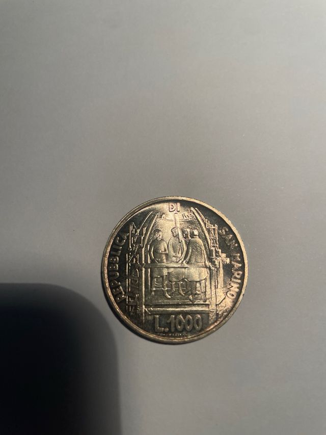 San Marino L 1000 Ag 600 anni Brunelleschi F.