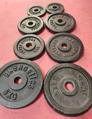 PESAS 30MM DISCOS 26'5 KG   NEWFIT - ORTUS FITNES