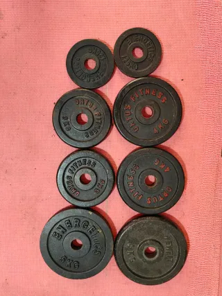 PESAS 30MM DISCOS 26'5 KG   NEWFIT - ORTUS FITNES