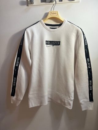 Sudadera Hollister Blanca