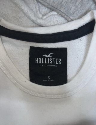 Sudadera Hollister Blanca