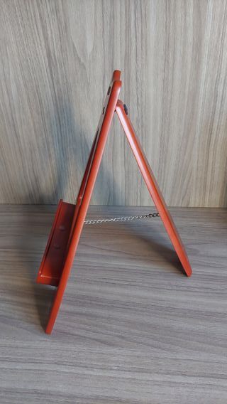 Cavalletto in legno verniciato pieghevole