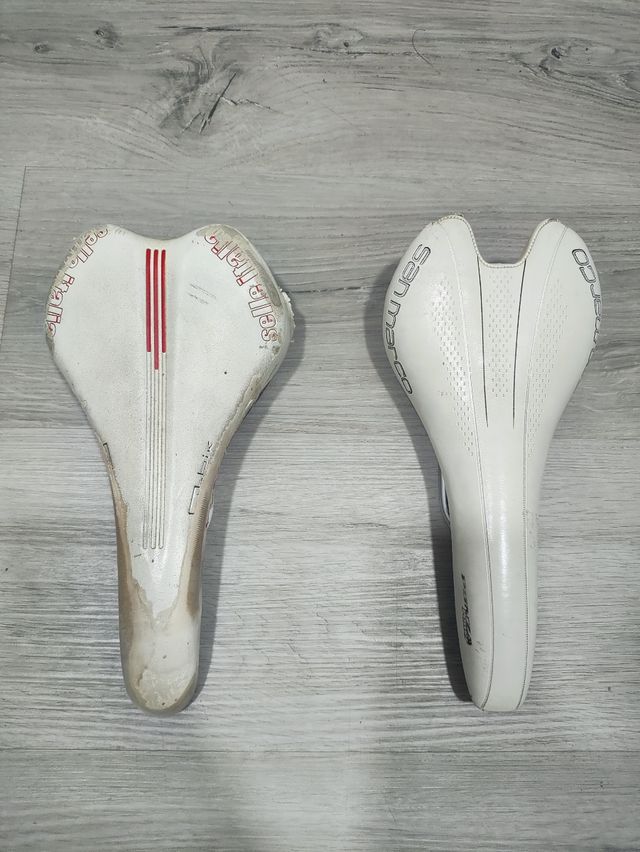 Sillines bicicletas distintas marcas Selle Italia.
