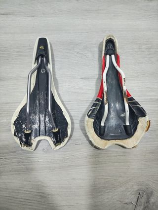 Sillines bicicletas distintas marcas Selle Italia.