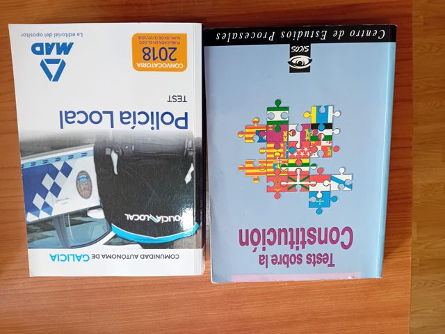 LIBROS DE TEST PARA BOMEROS, 