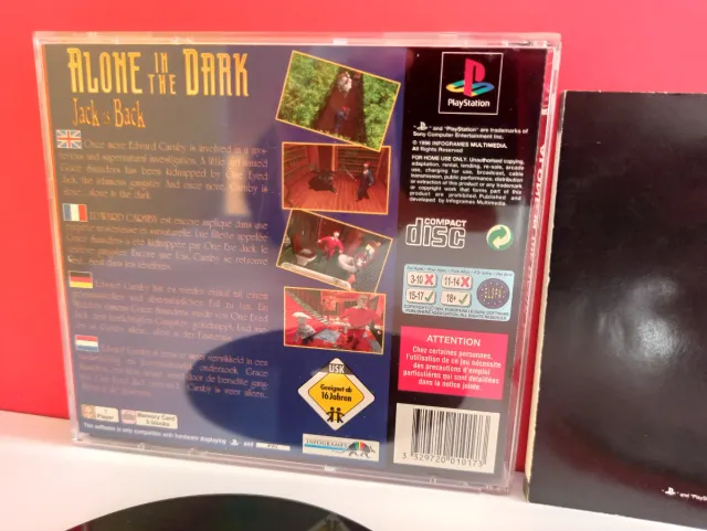 ALONE IN THE DARK JACK IS BACK PS1 PSX