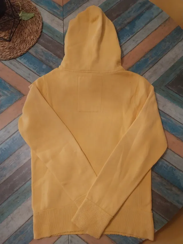 Sudadera Abercrombie & Fitch amarilla Talla S