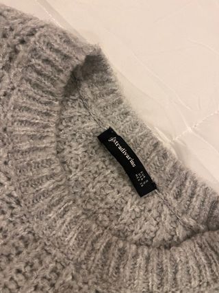 Jersey Stradivarius Gris Talla S