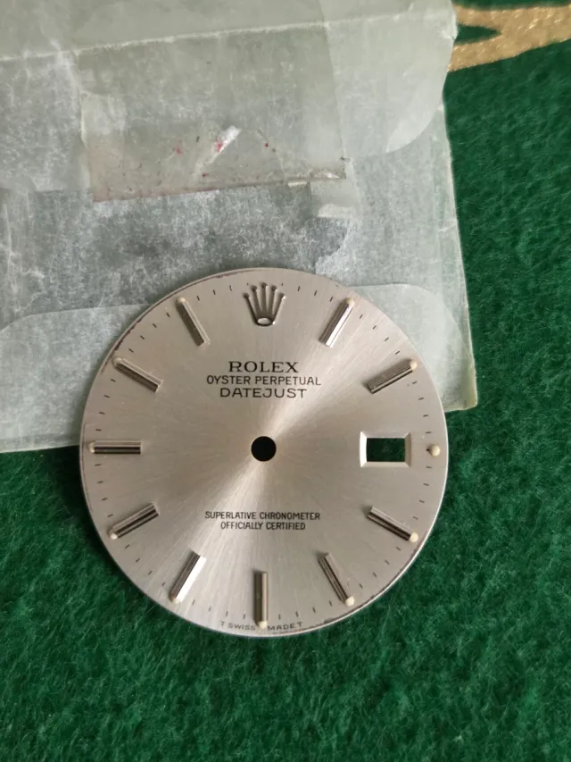 Esfera Rolex Datejust Plata