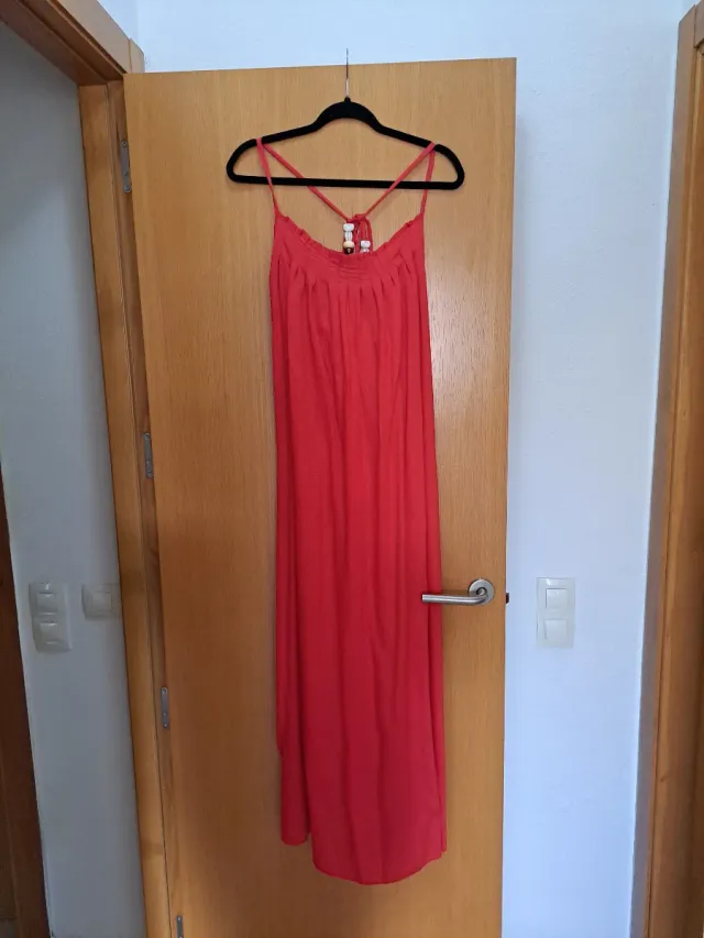 Vestido largo rojo