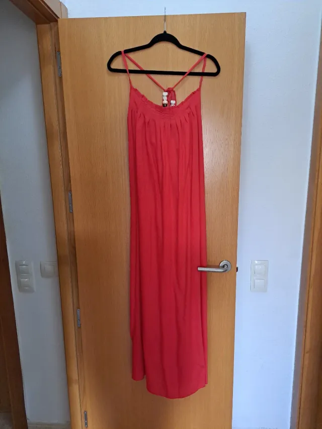 Vestido largo rojo