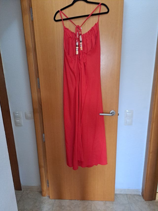 Vestido largo rojo