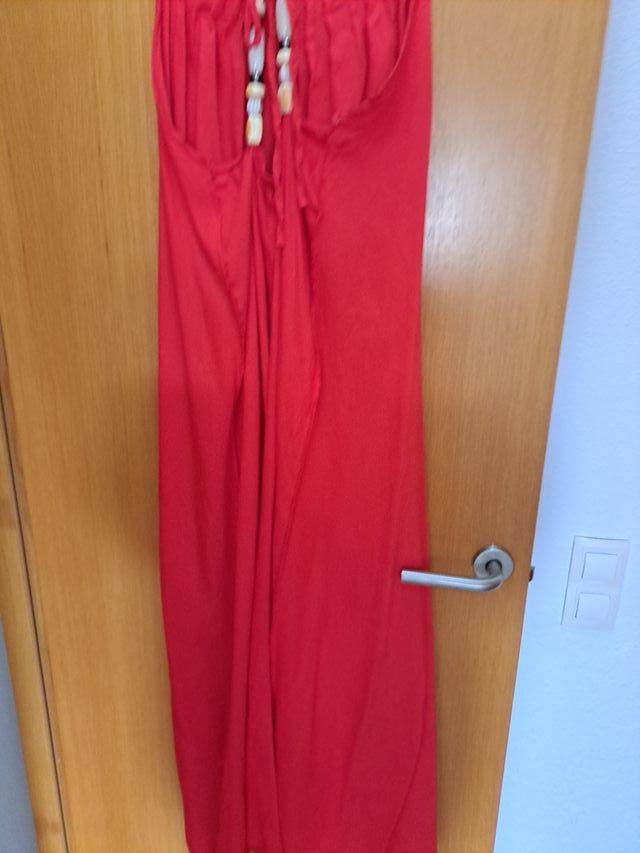 Vestido largo rojo