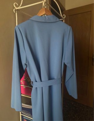 Bata de estar por casa azul