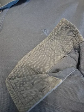 Polo Hackett manga larga Talla 3XL