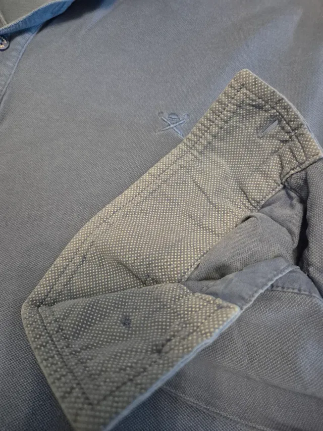 Polo Hackett manga larga Talla 3XL