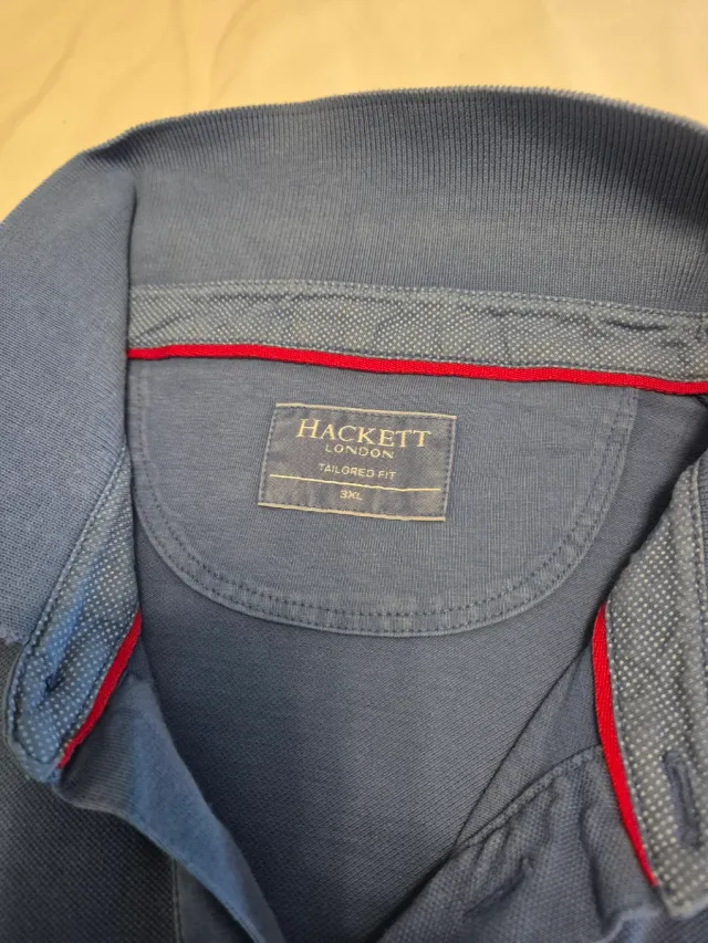 Polo Hackett manga larga Talla 3XL