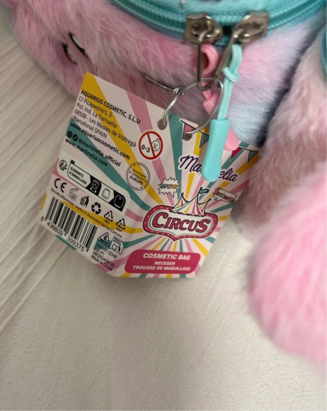 Neceser Martinelia Circus Peludo cada uno 10€