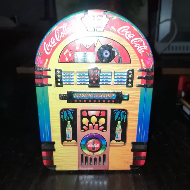 2 Scatole Metalliche Coca-Cola Vintage