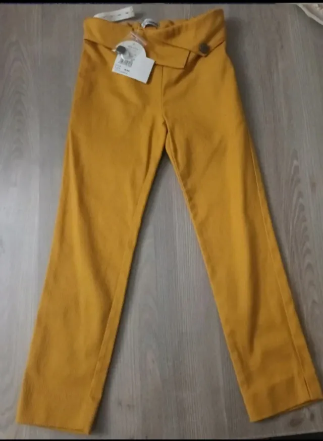 Pantalón Miranda niña amarillo