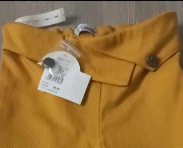 Pantalón Miranda niña amarillo