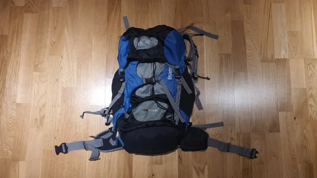 Zaino Trangoworld Trekking 40L Blu/Grigio