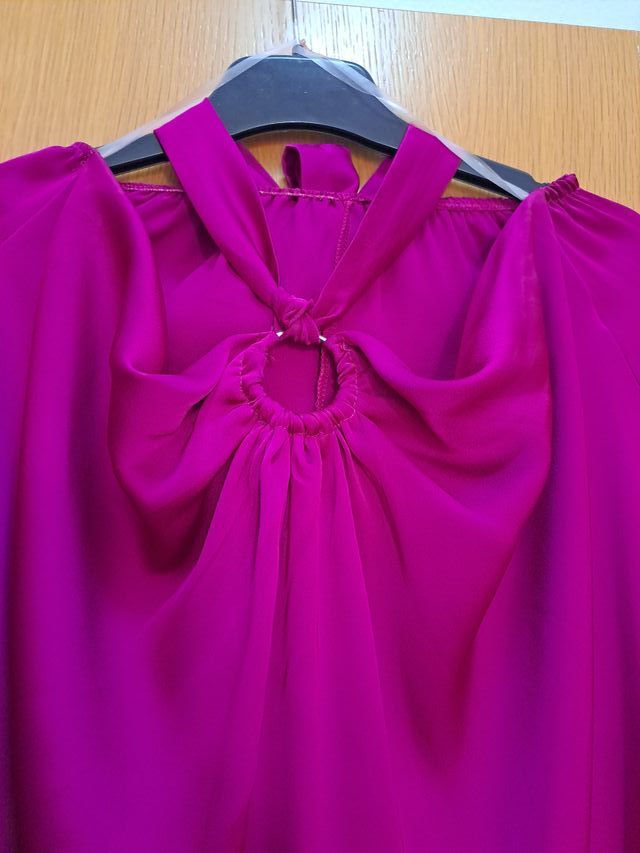 Vestido púrpura talla única