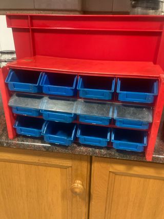 Organizador 12 Gavetas Rojo/Azul Tayg