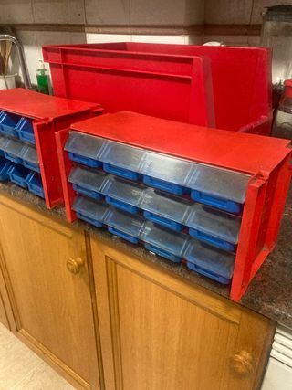 Organizador 12 Gavetas Rojo/Azul Tayg