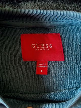 Sudadera Guess Hombre Azul