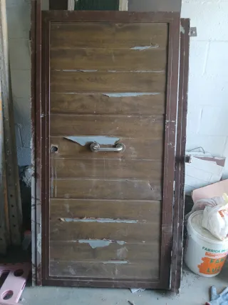 Puerta metalico 1.60 alto 88 ancho