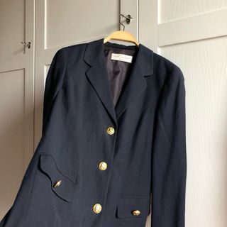 Tailleur blu sartoriale Made in Italy