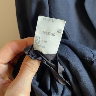 Tailleur blu sartoriale Made in Italy