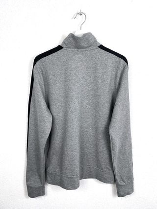 Sudadera Puma Deporte Media Cremallera Gris Retro